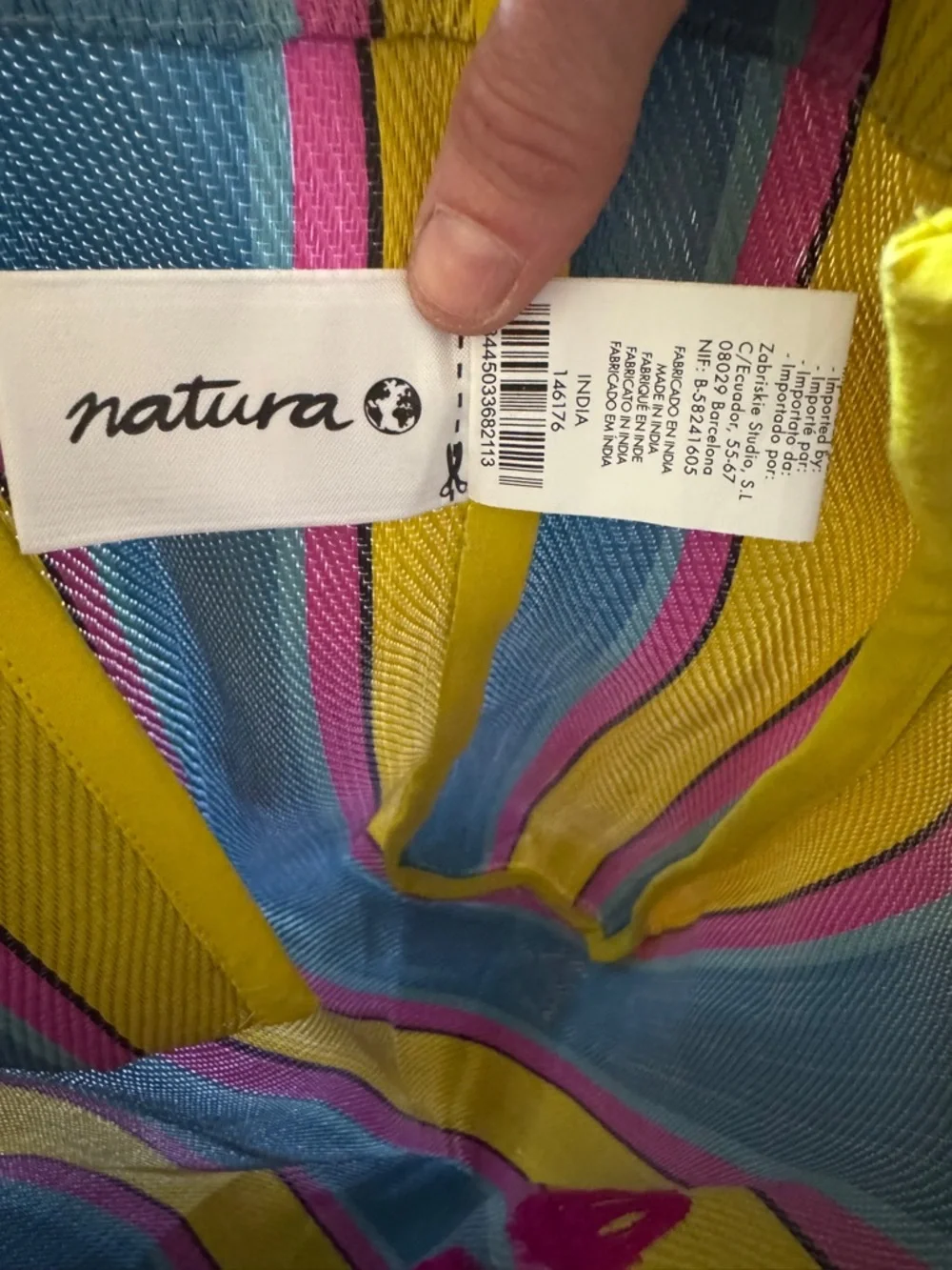 Striped Pool Tote Bag - Multicolor